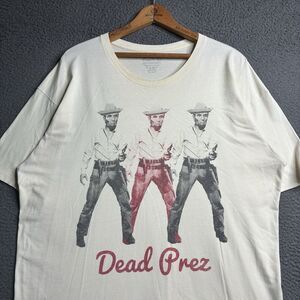 Vintage Y2K Fly Society X Dead Prez Rap T Shirt Mens 2XL Hip Hop New York
